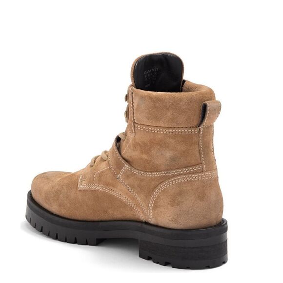 All‎ Saints Paulina Suede Leather Buckle Moto Boot, Size 11, Brown/Tan, NWT - Picture 15 of 16